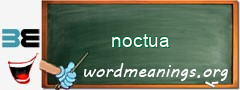 WordMeaning blackboard for noctua